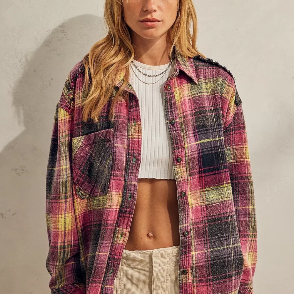 BDG Andy Washed Flannel Shirt